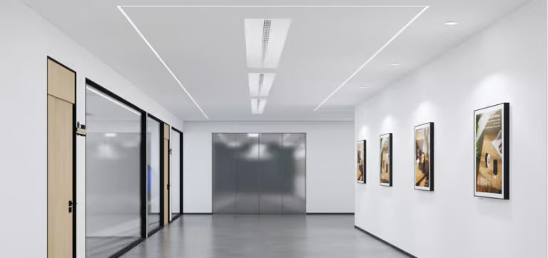 LED module panel light for gallery