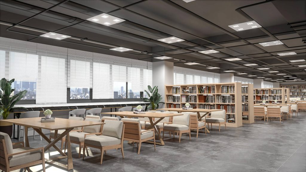 Panel Lighting for Library